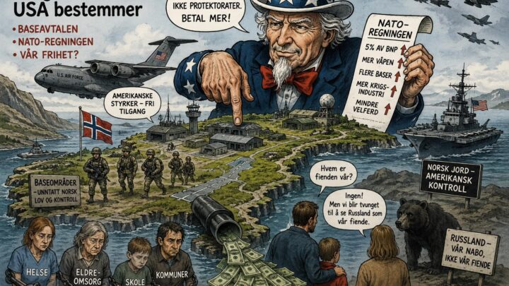 Norge betaler – USA bestemmer